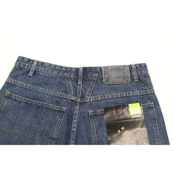 Deadstock Vintage 90s Marithe Francois Girbaud Mens 32 Loose Denim Jean Shorts - Picture 8 of 11